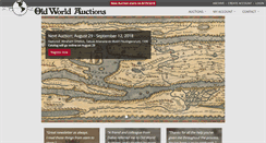 Desktop Screenshot of oldworldauctions.com