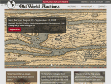 Tablet Screenshot of oldworldauctions.com